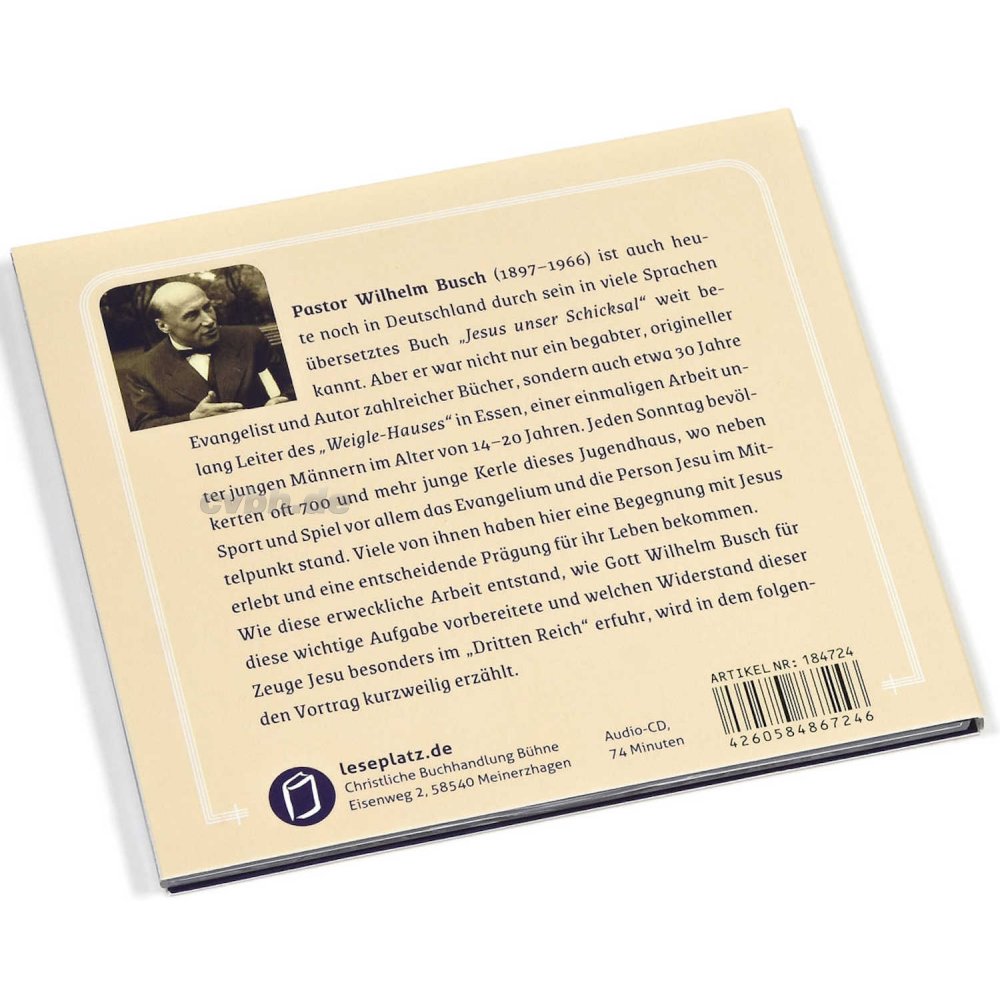 Wilhelm Busch und die Jugendarbeit - Hörbuch