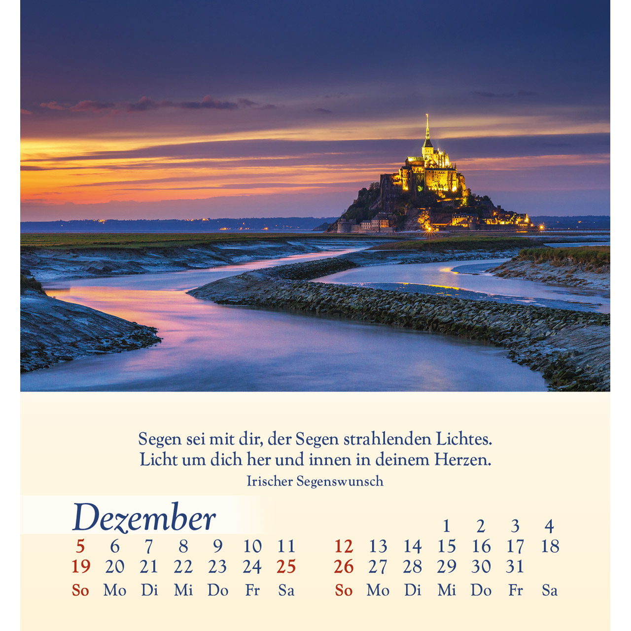 Licht für deine Seele 2027 - Aufstellkalender