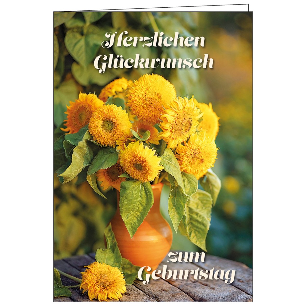 Faltkarte Herzlichen Glückwunsch zum Geburtstag