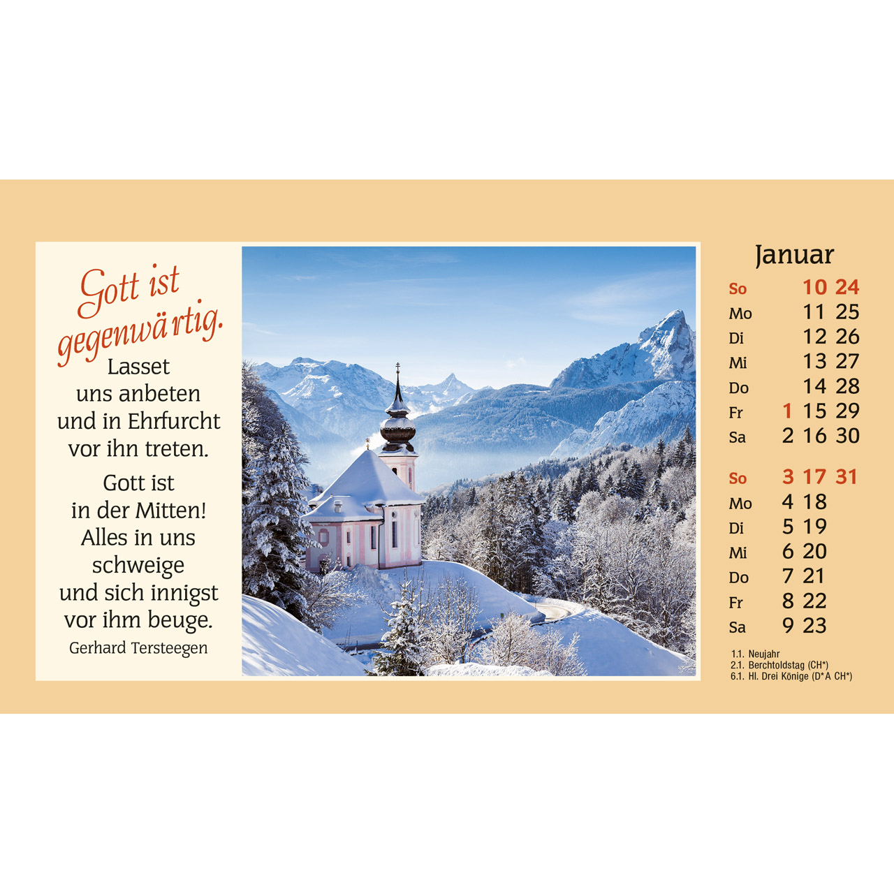 Der kleine Begleiter 2027 - Aufstellkalender