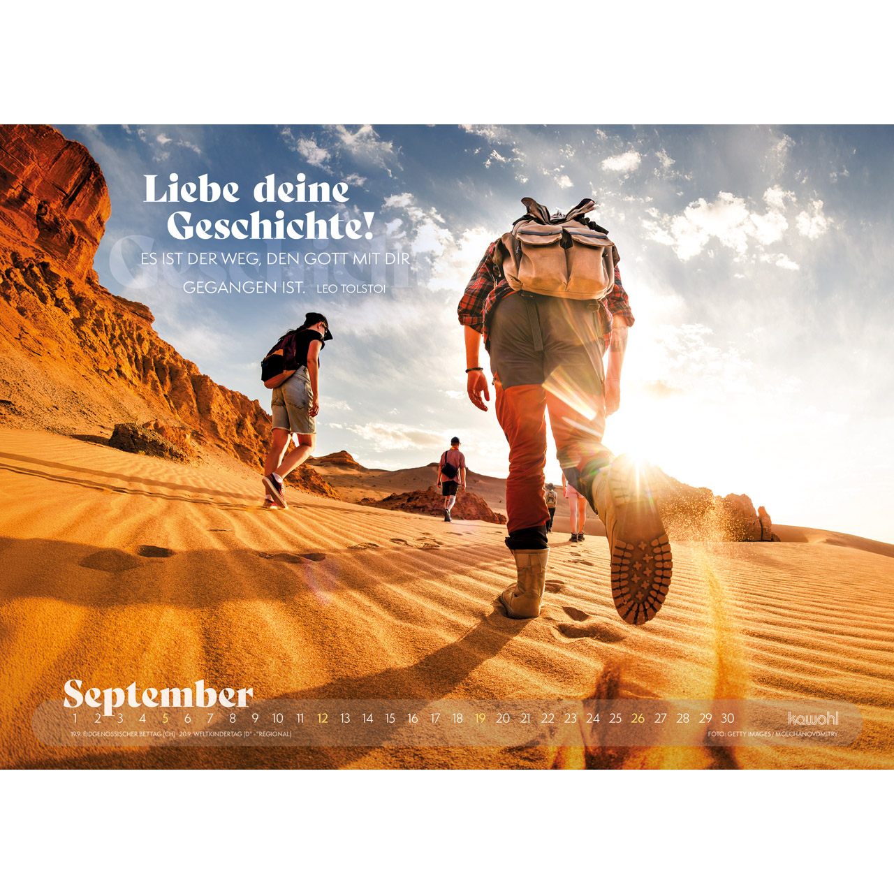 Abenteuer Unterwegs mit Gott 2027 - Wandkalender