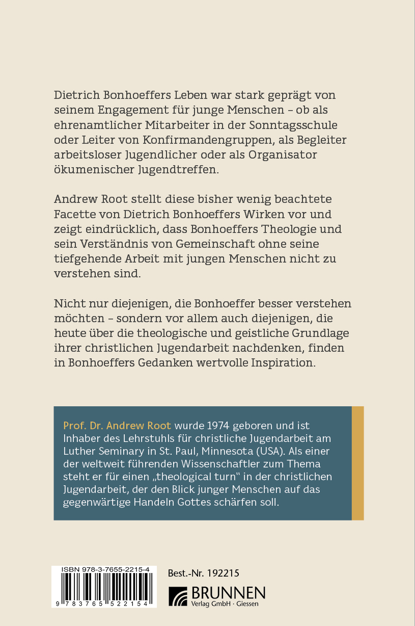 Dietrich Bonhoeffer und die Jugendarbeit
