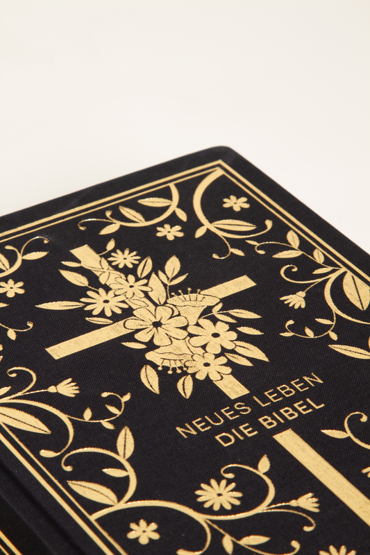 Neues Leben. Die Bibel - Gold/Tintenschwarz