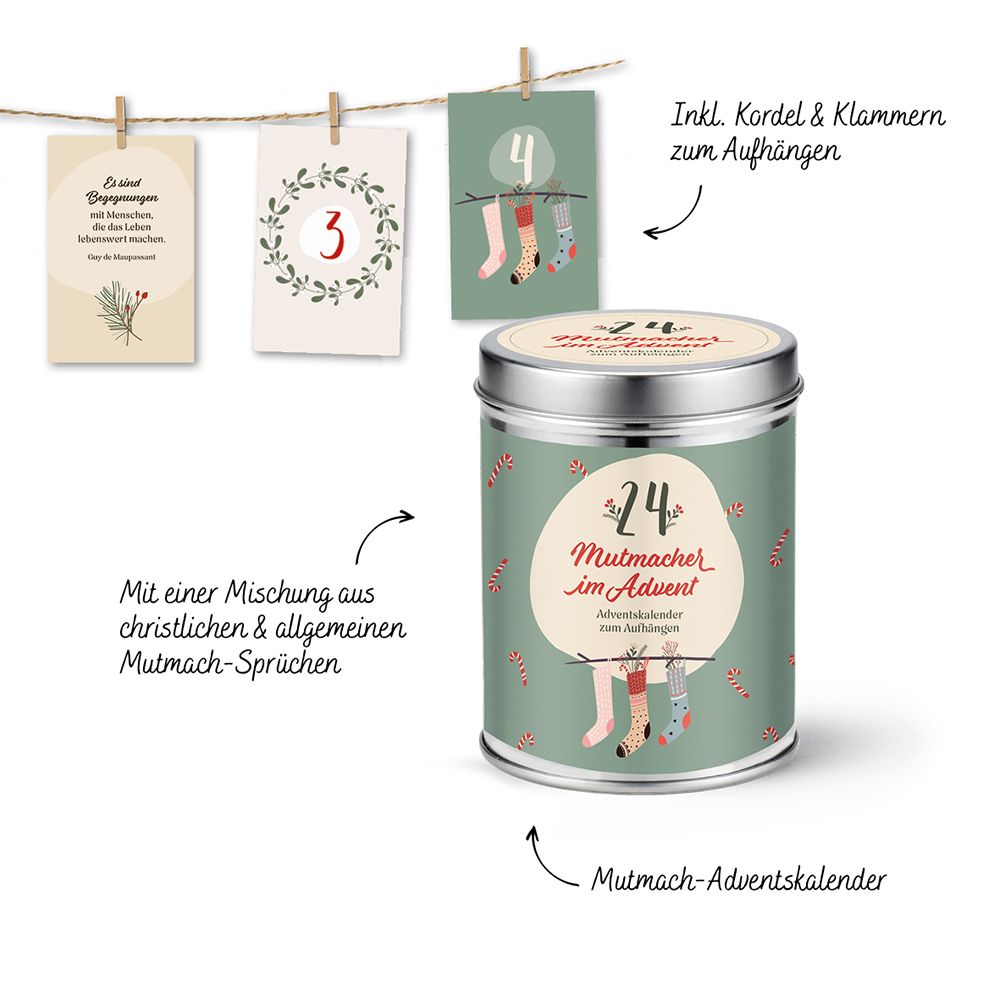 24 Mutmacher im Advent - Adventskalender