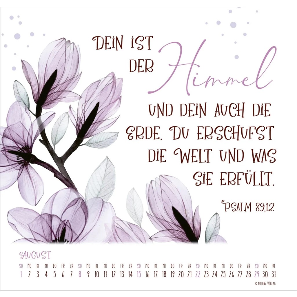 Getragen durch alle Zeiten 2027 - Postkartenkalender