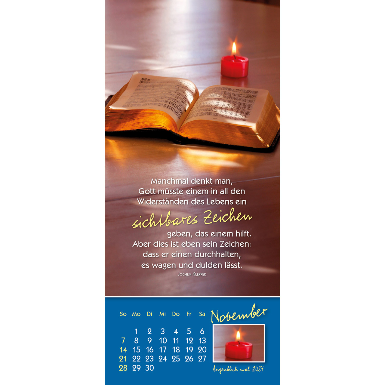 Augenblick mal 2027 - Aufstellkalender