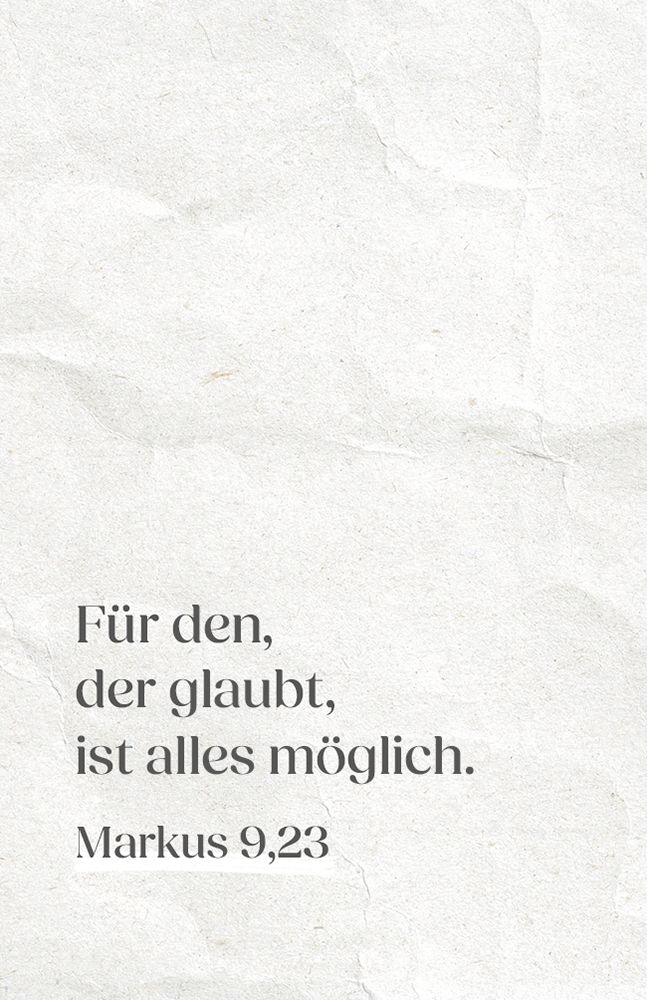 Vertrauen - Segen zum Mitnehmen
