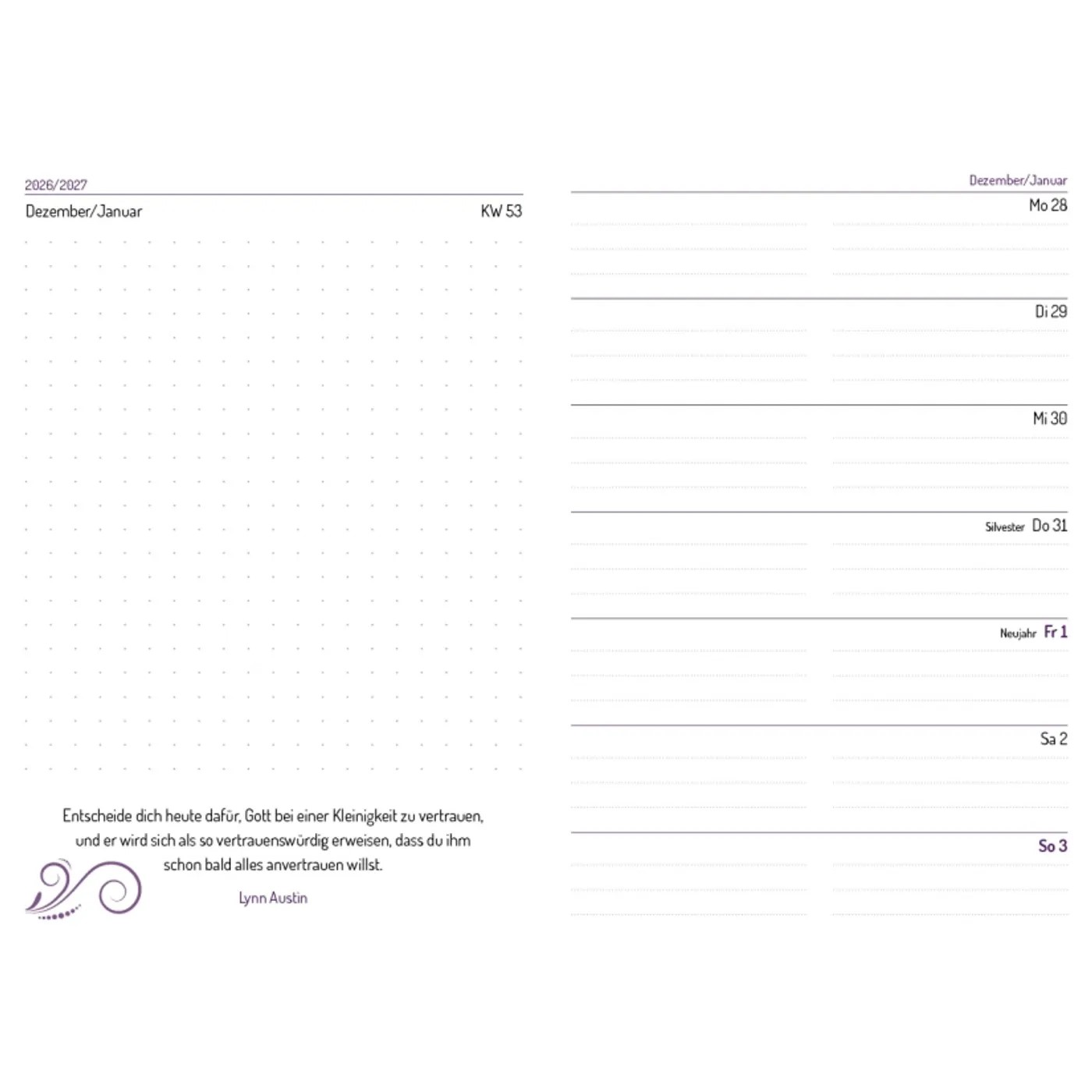 Meine Oasenzeiten 2027 - Taschenkalender
