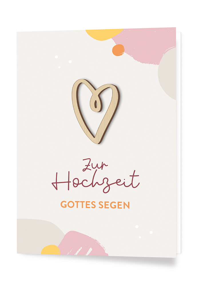Faltkarte Zur Hochzeit Gottes Segen