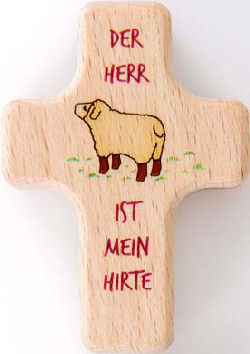 Handkreuz 'Der Herr ist mein Hirte'
