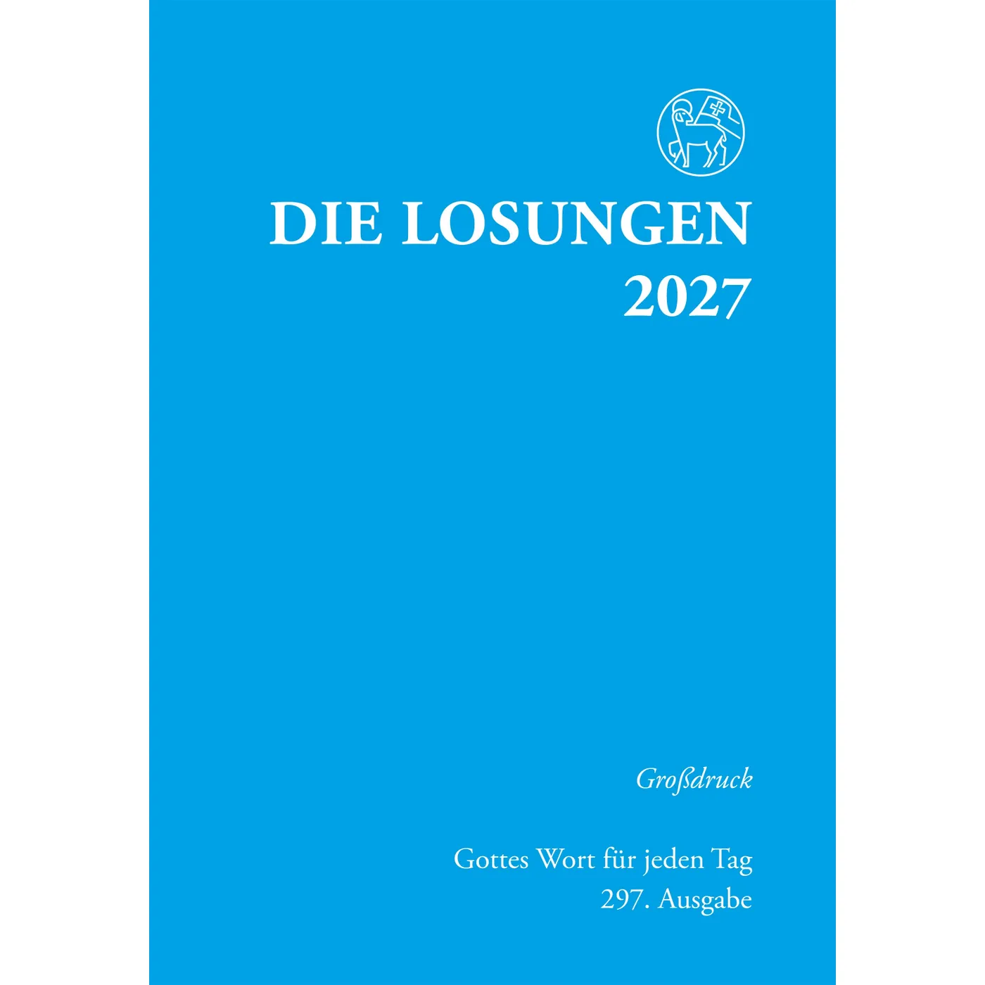 Losungen 2027, Großdruck hellblau