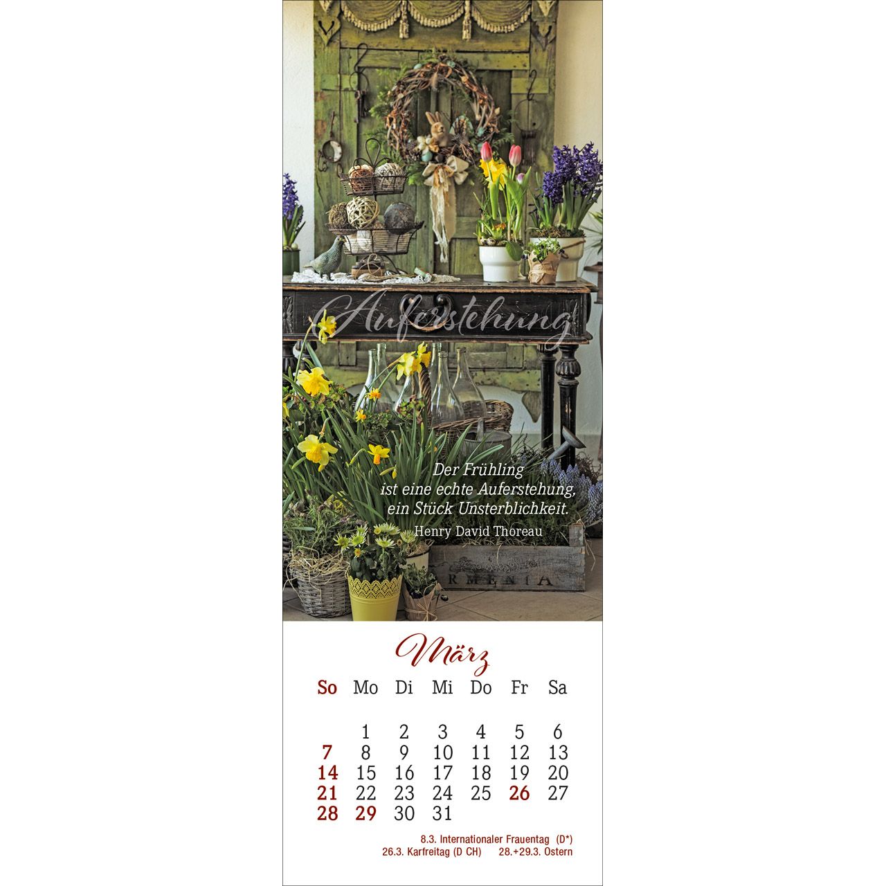 Den Augenblick genießen 2027 - Lesezeichen-Kalender
