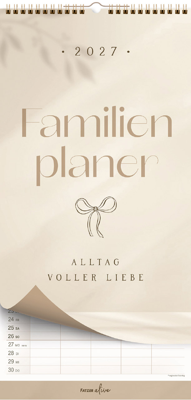 Familienplaner 2027 - Alltag voller Liebe