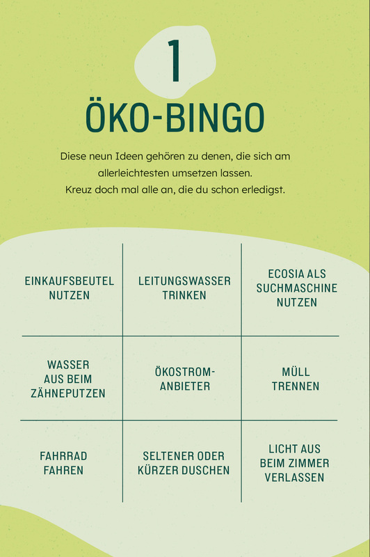 Nachhaltiger leben