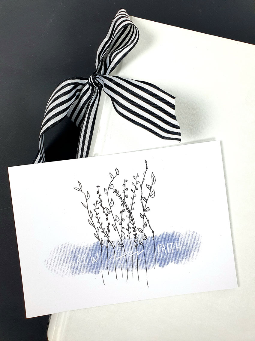 Postkarten 10 Stück - Grow in Faith