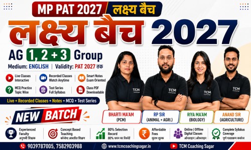 ENGLISH Medium - MP PAT 2027 Dropper Batch (Group AG-123) 