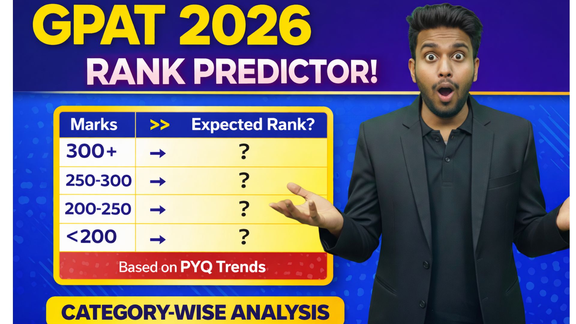 GPAT 2026 Expected Cutoff, Result Date, Official Answer Key & Rank Predictor (Based on PYQ Analysis)
