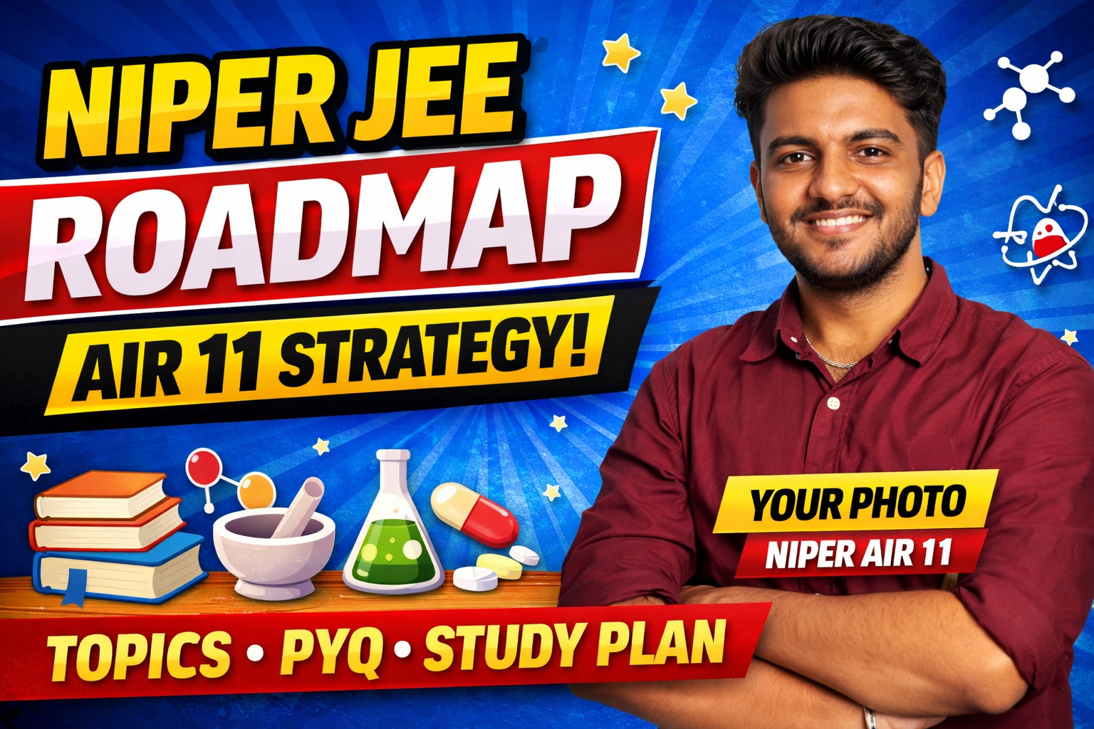NIPER JEE 2026 Roadmap: Complete Preparation Guide, Important Topics, Study Materials & PYQ-Based Strategy