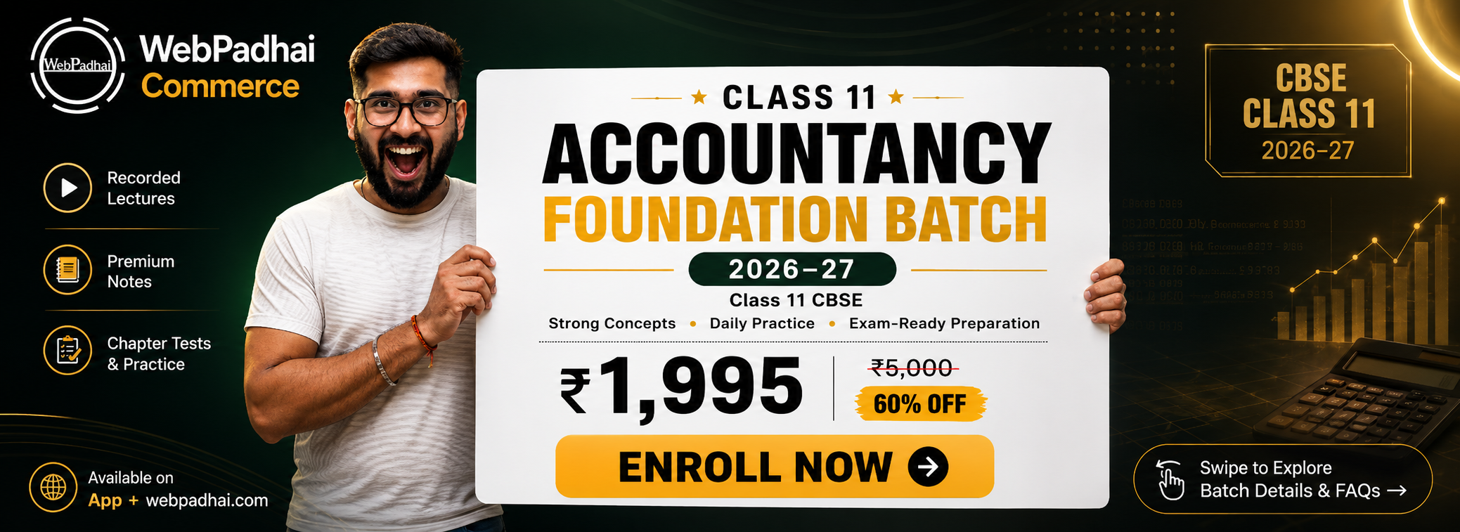 Class 11 Accounts Foundation Batch