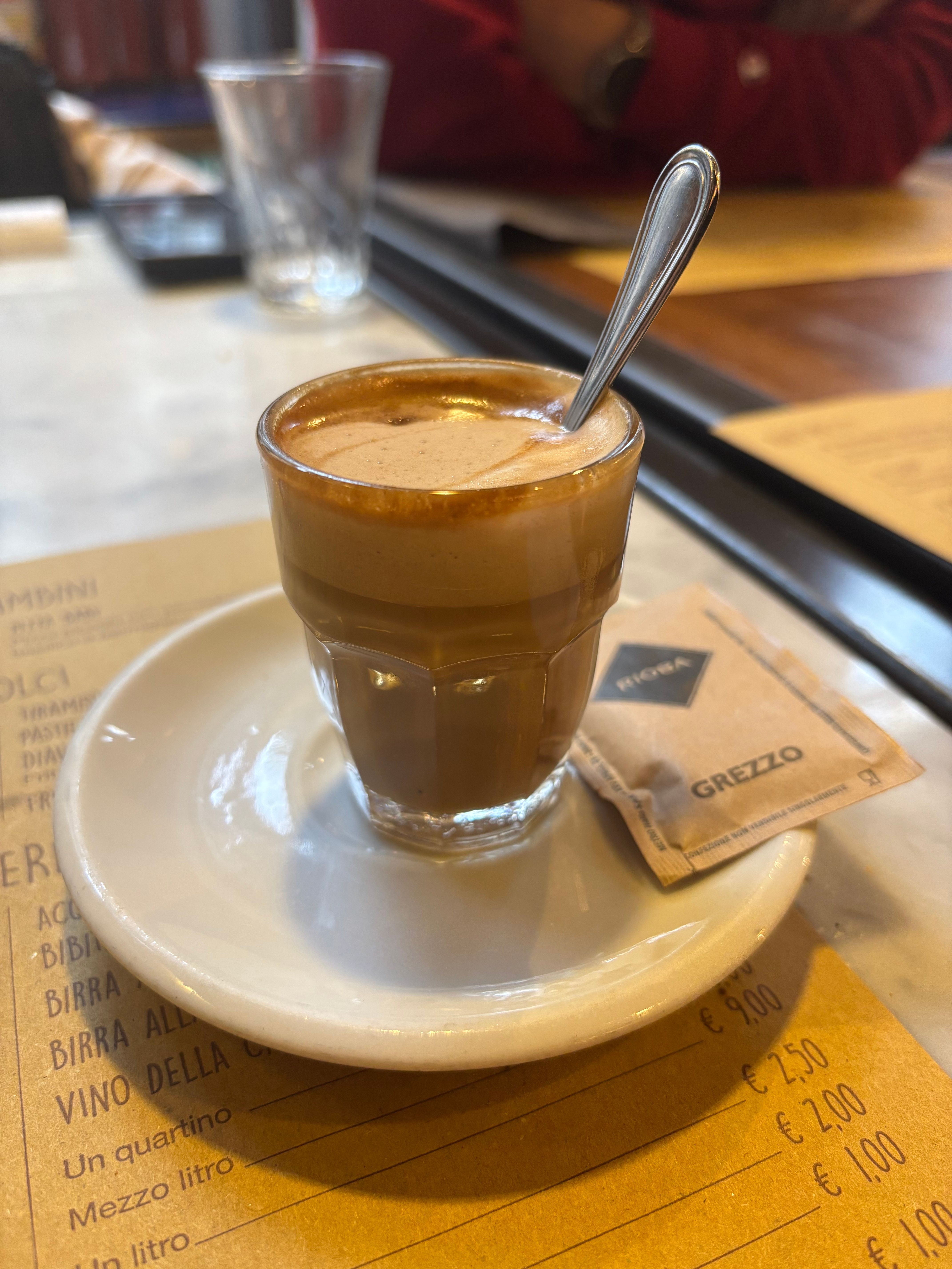 A shot of coffee