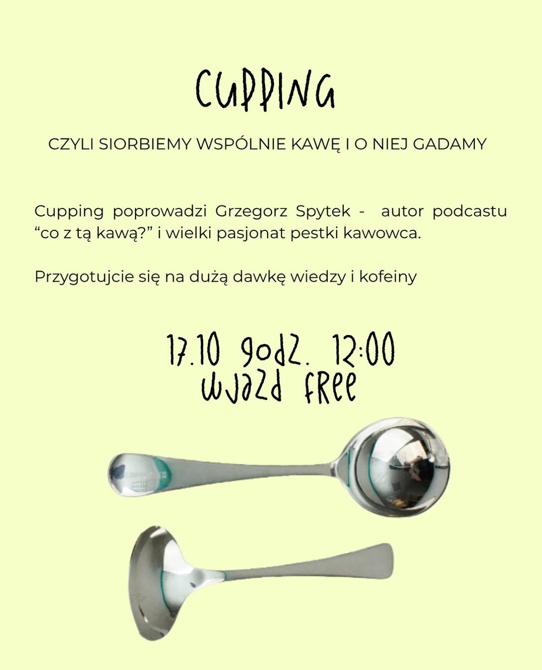 Cupping z Grzegorzem Spytkiem w Fermencie