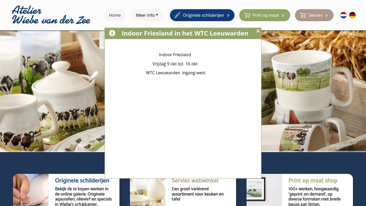 The home page of wiebevanderzee.com