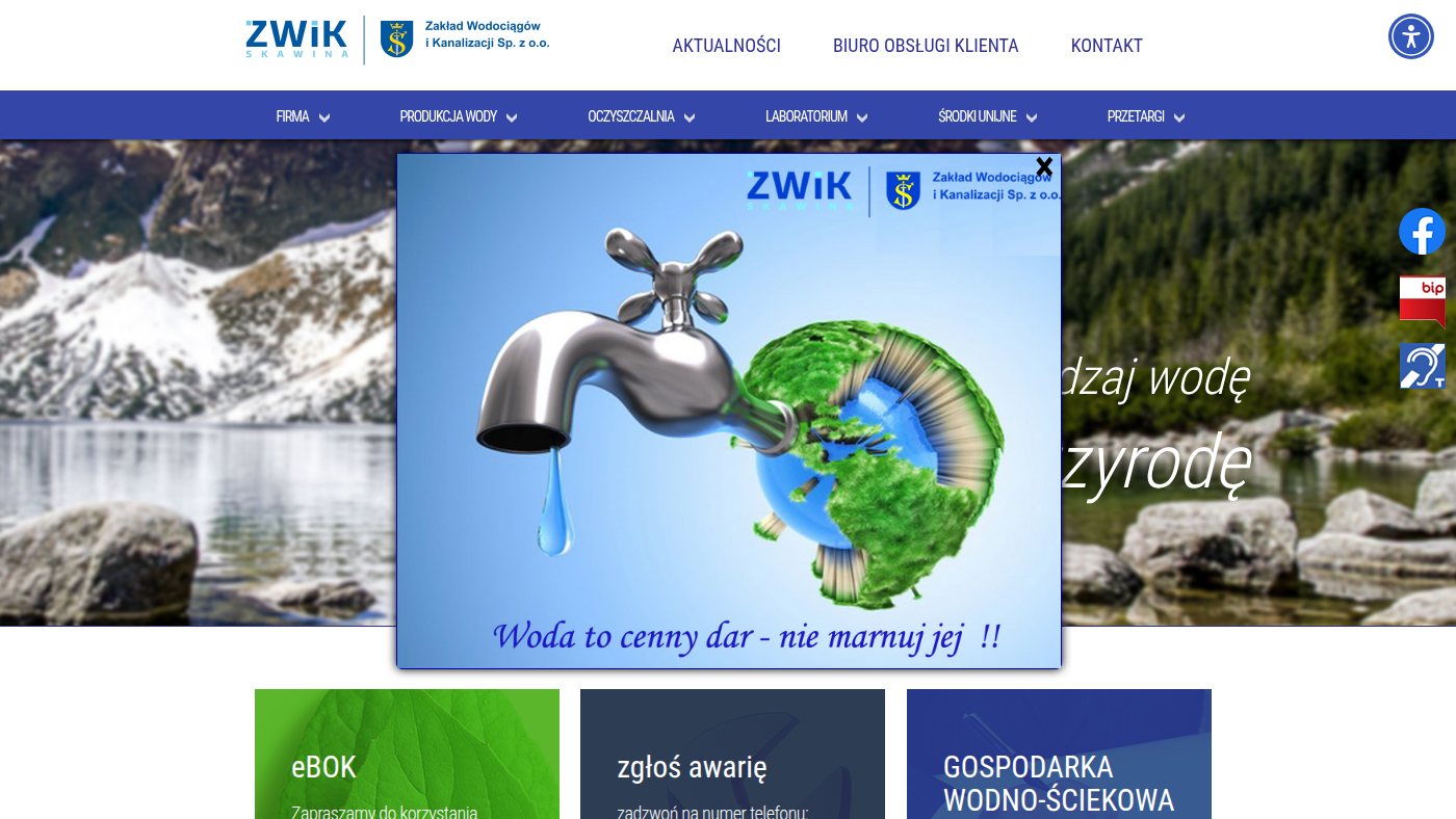 The home page of zwik.skawina.pl