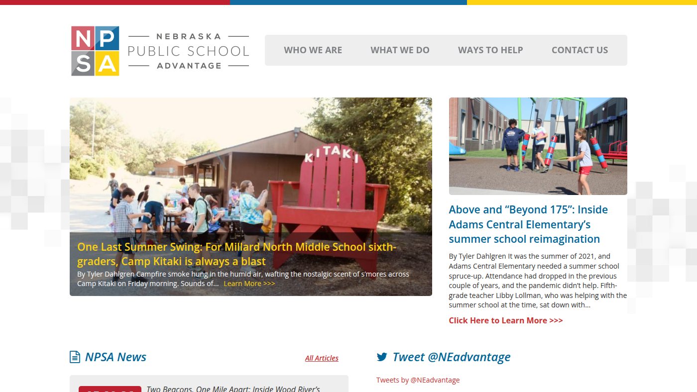 The home page of nebraska-advantage.org
