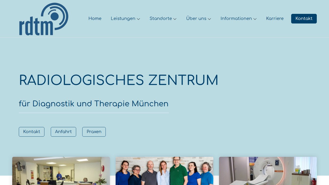 The home page of rdtm.de