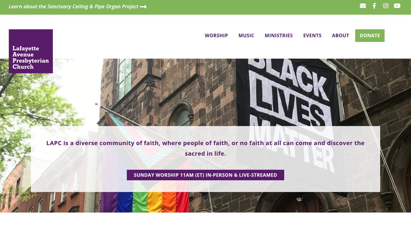 The home page of lapcbrooklyn.org