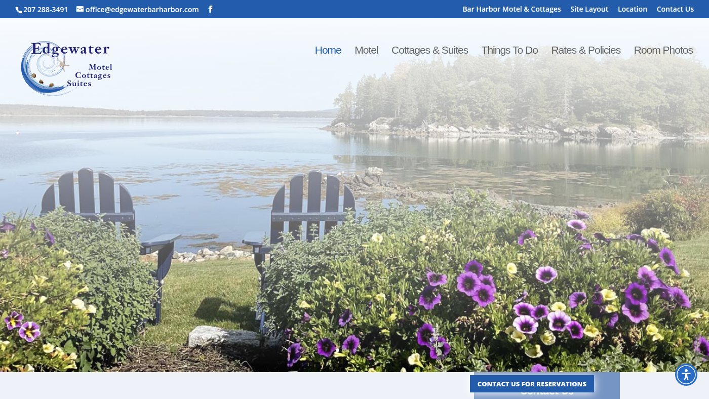 The home page of edgewaterbarharbor.com