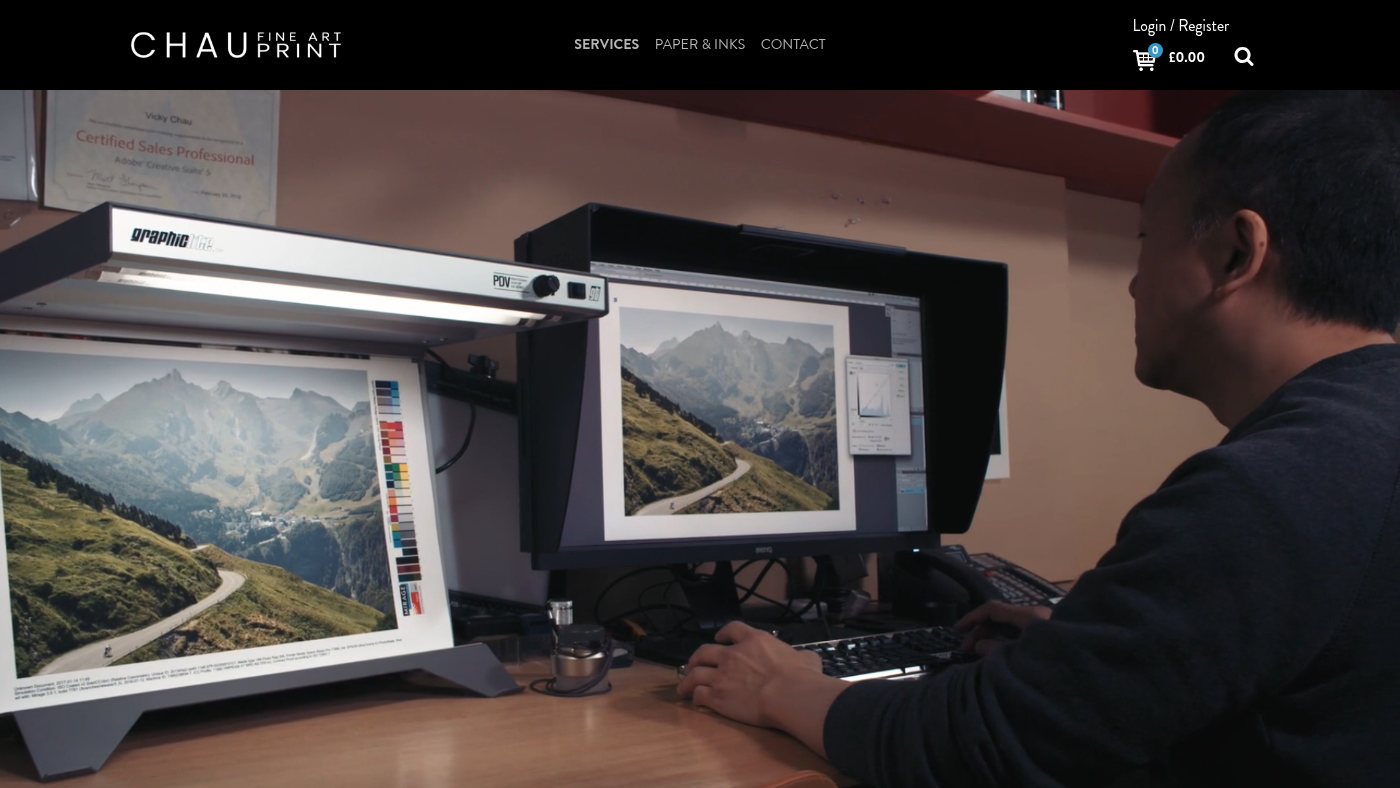 The home page of chaudigital.com