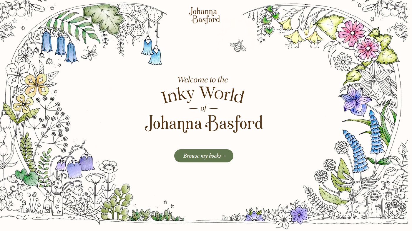 The home page of johannabasford.com