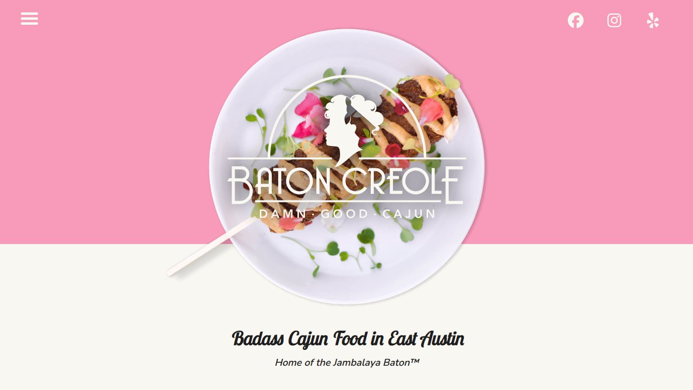 The home page of batoncreole.com