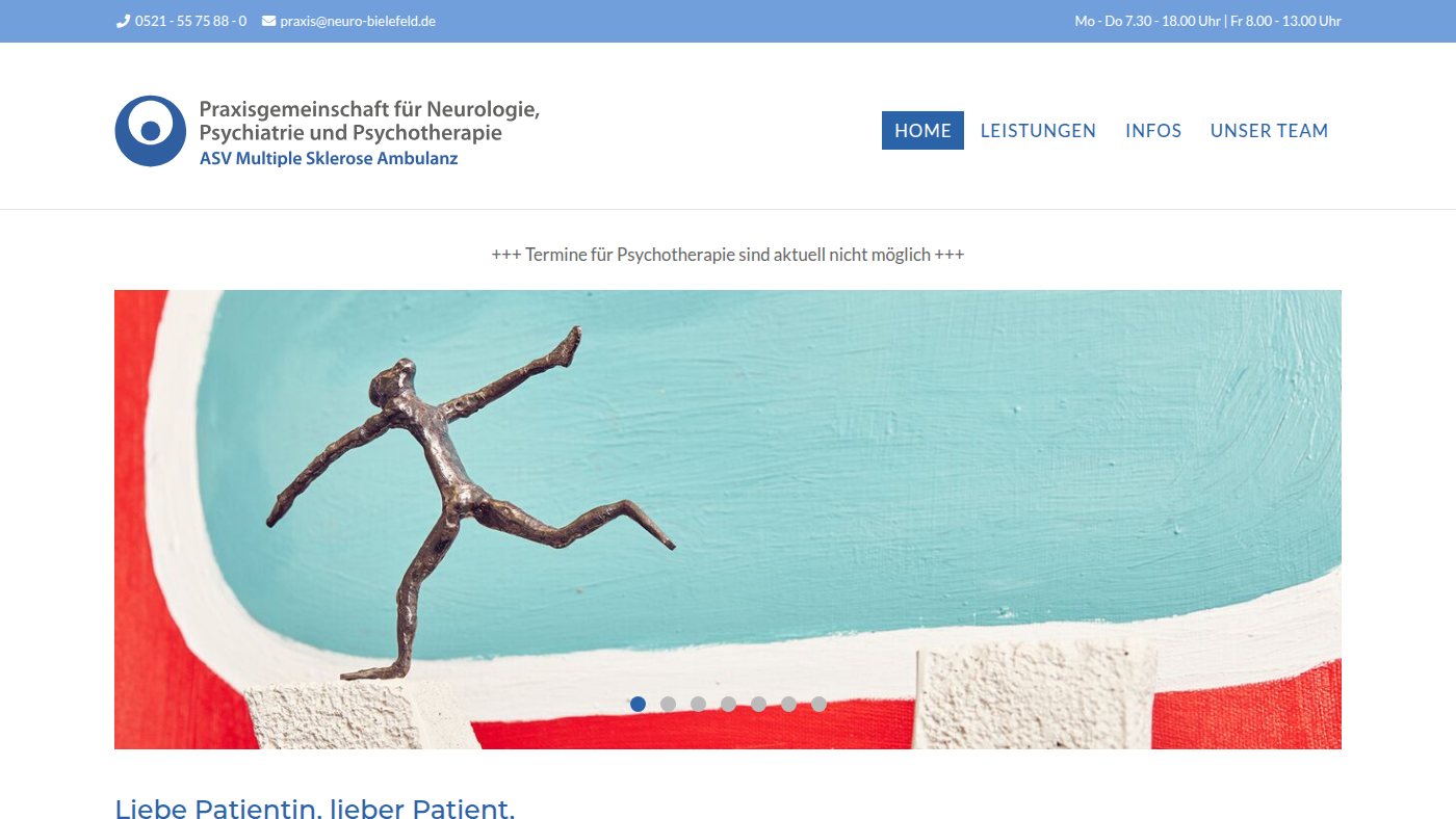 The home page of neuro-bielefeld.de