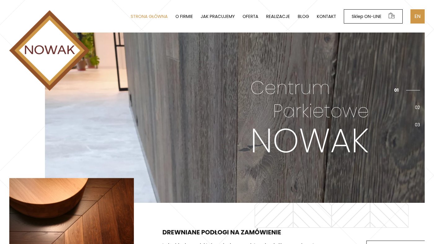 The home page of centrum-parkietowe.pl