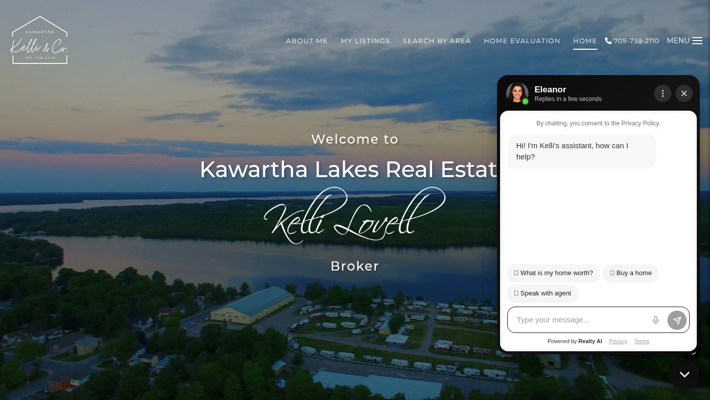The home page of kawarthakelli.ca
