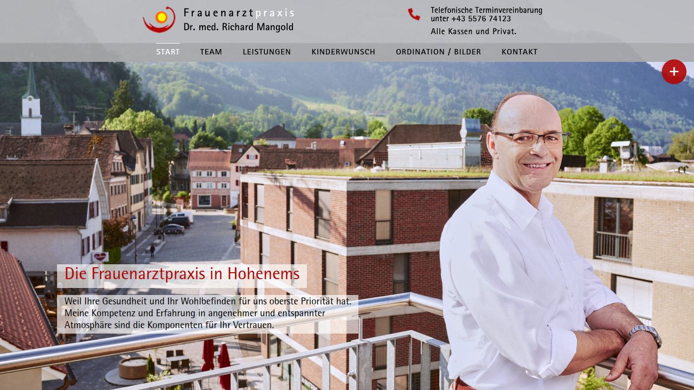 The home page of dr-mangold.at