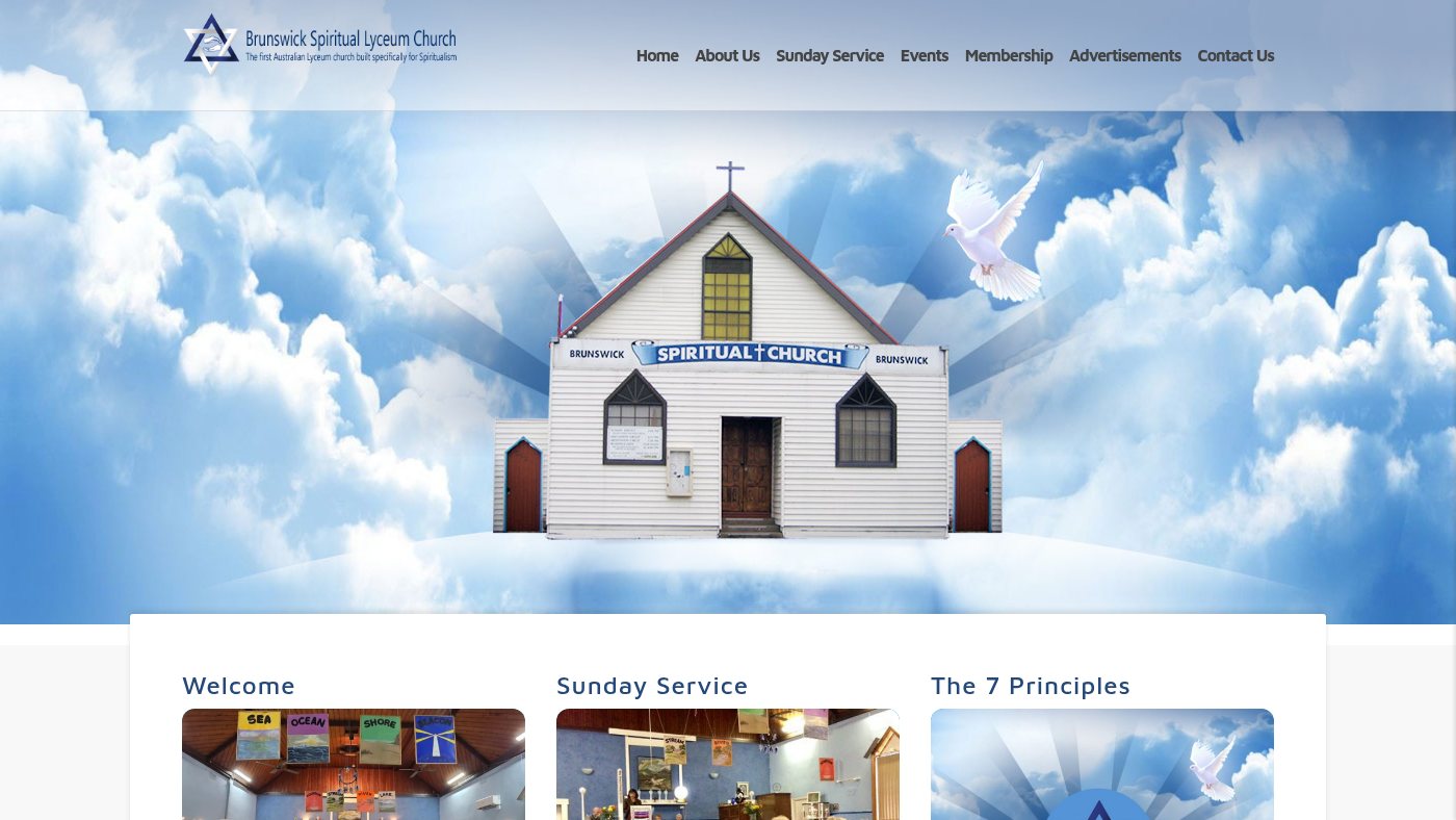 The home page of brunswickspiritualchurch.com