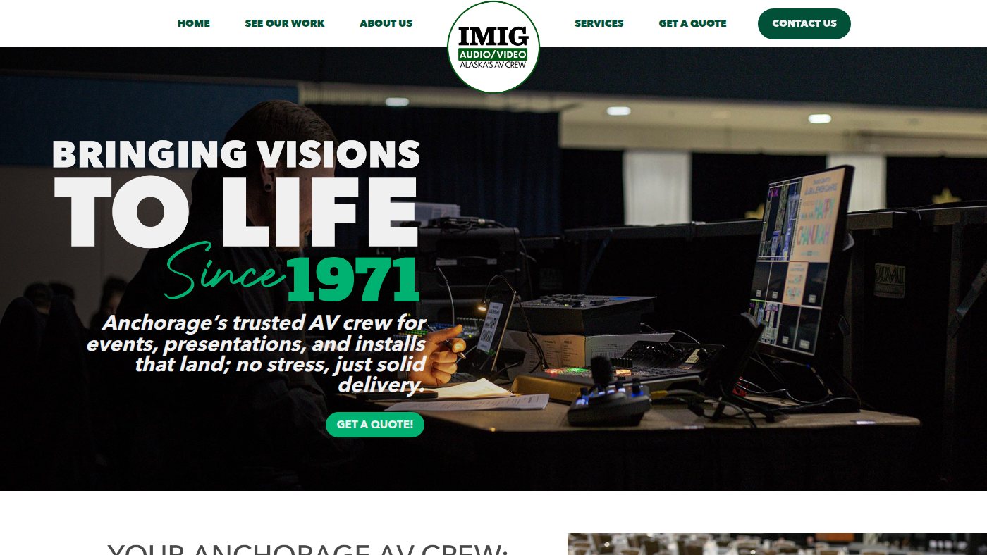 The home page of imigav.com