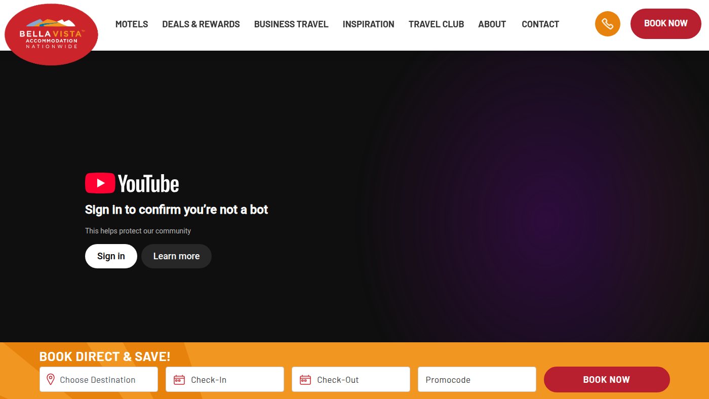 The home page of bellavista.co.nz