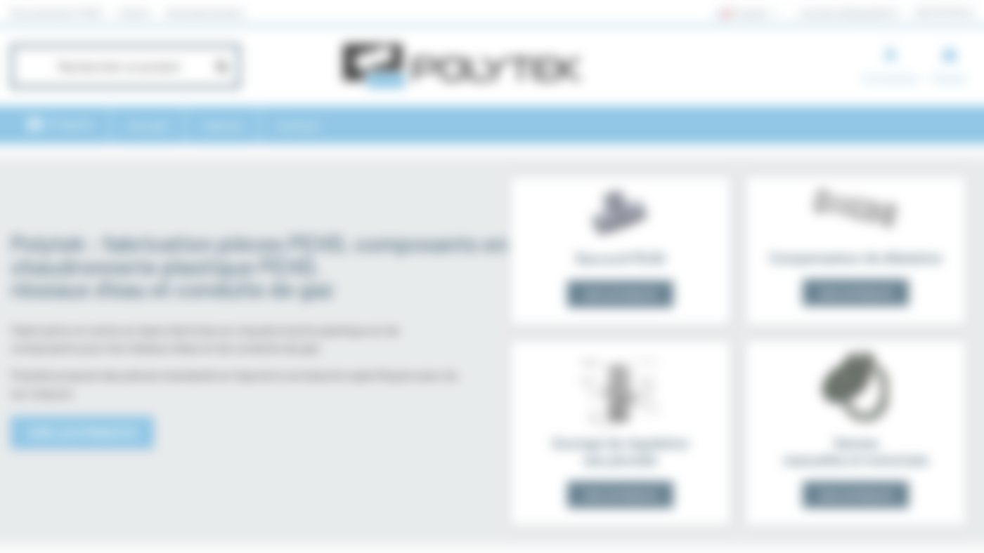 The home page of polytek.fr