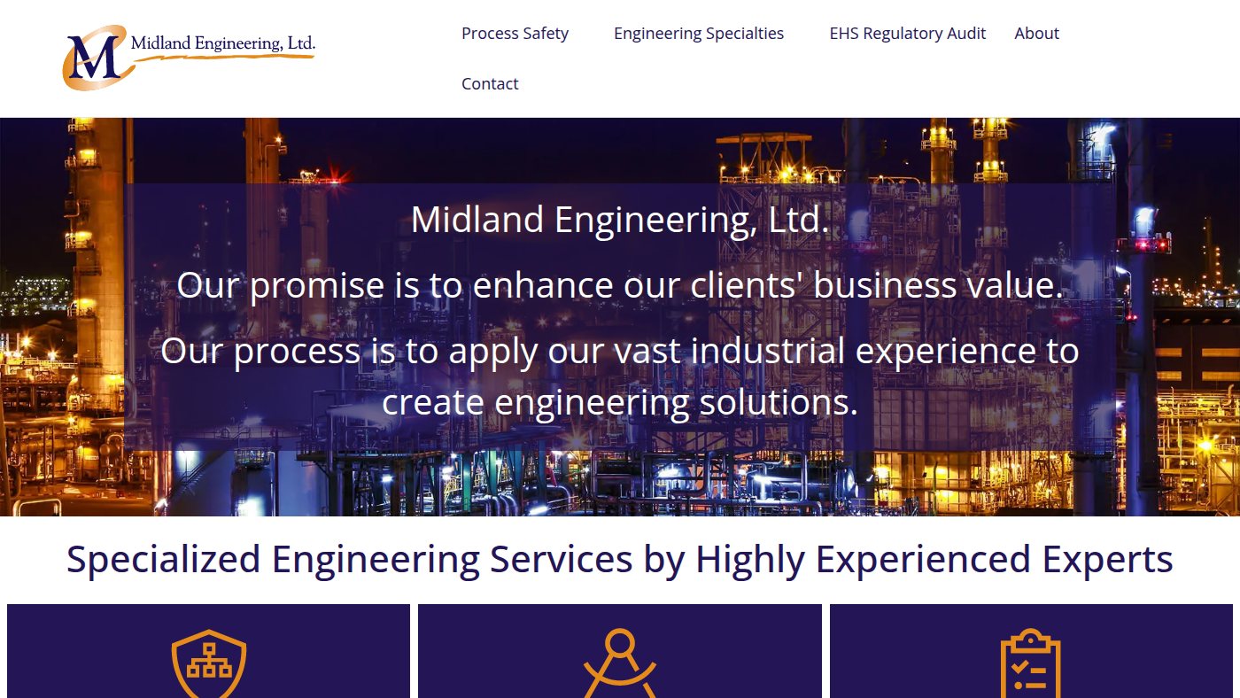The home page of mideng.com