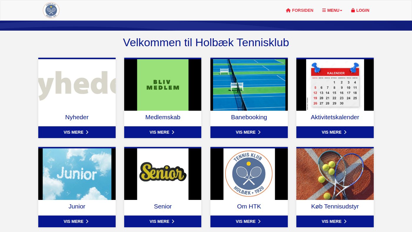The home page of holbaektennis.dk