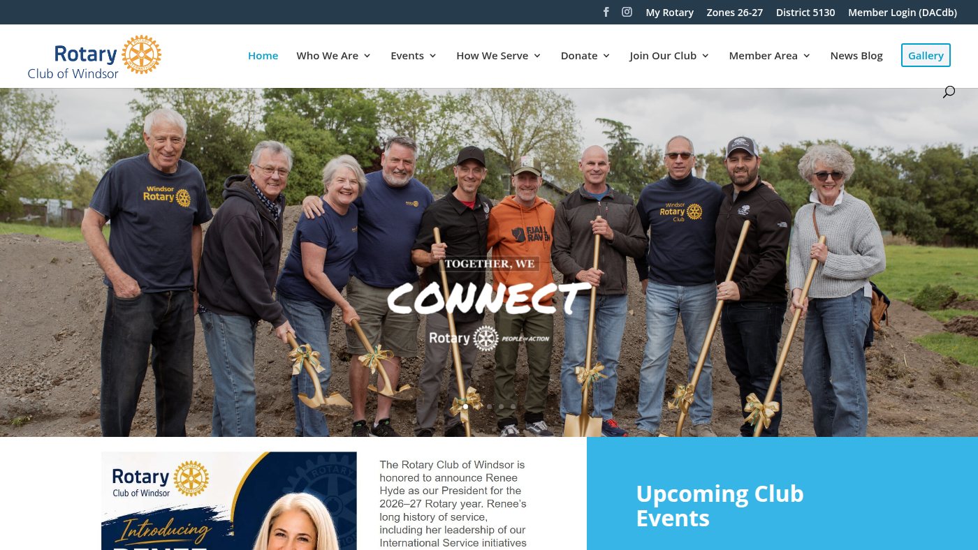 The home page of windsorrotary.org