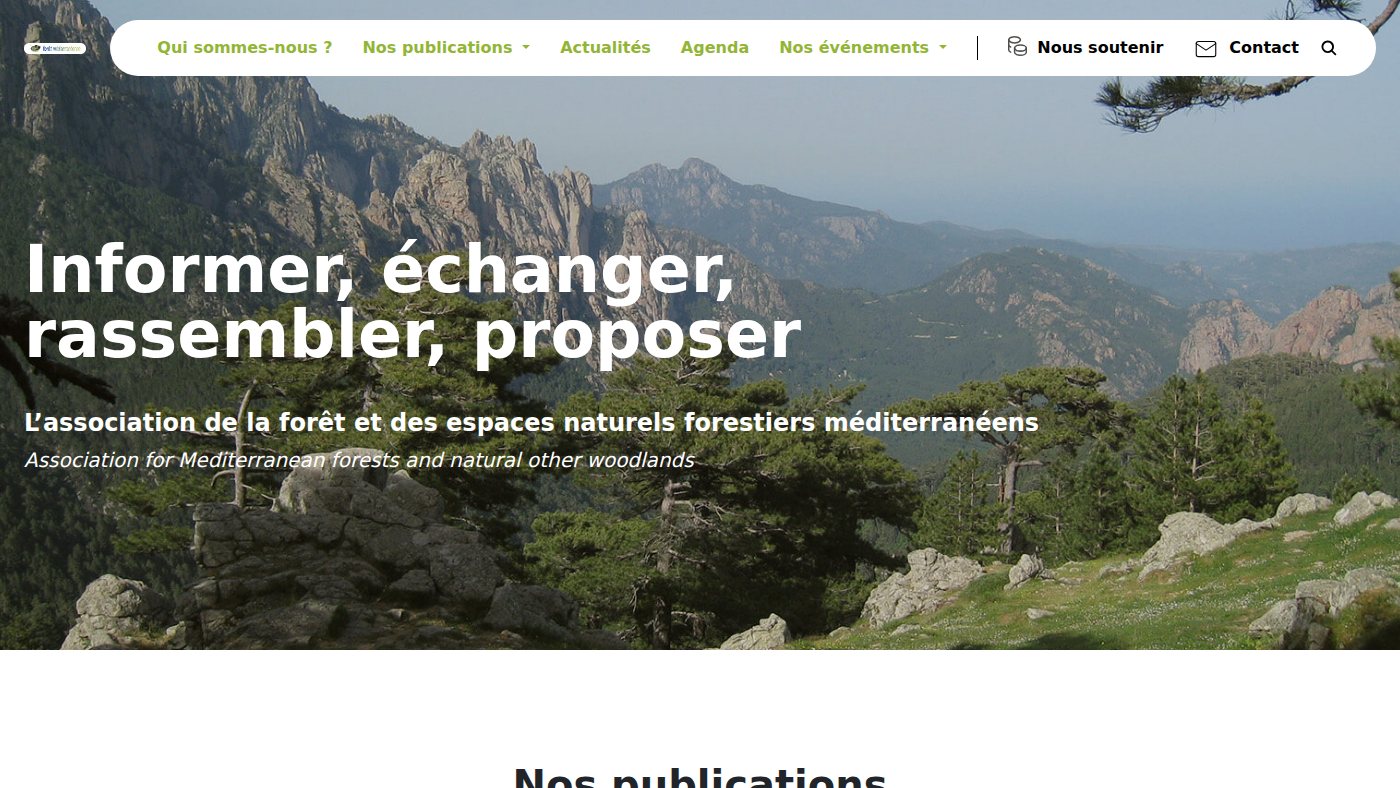 The home page of foret-mediterraneenne.org