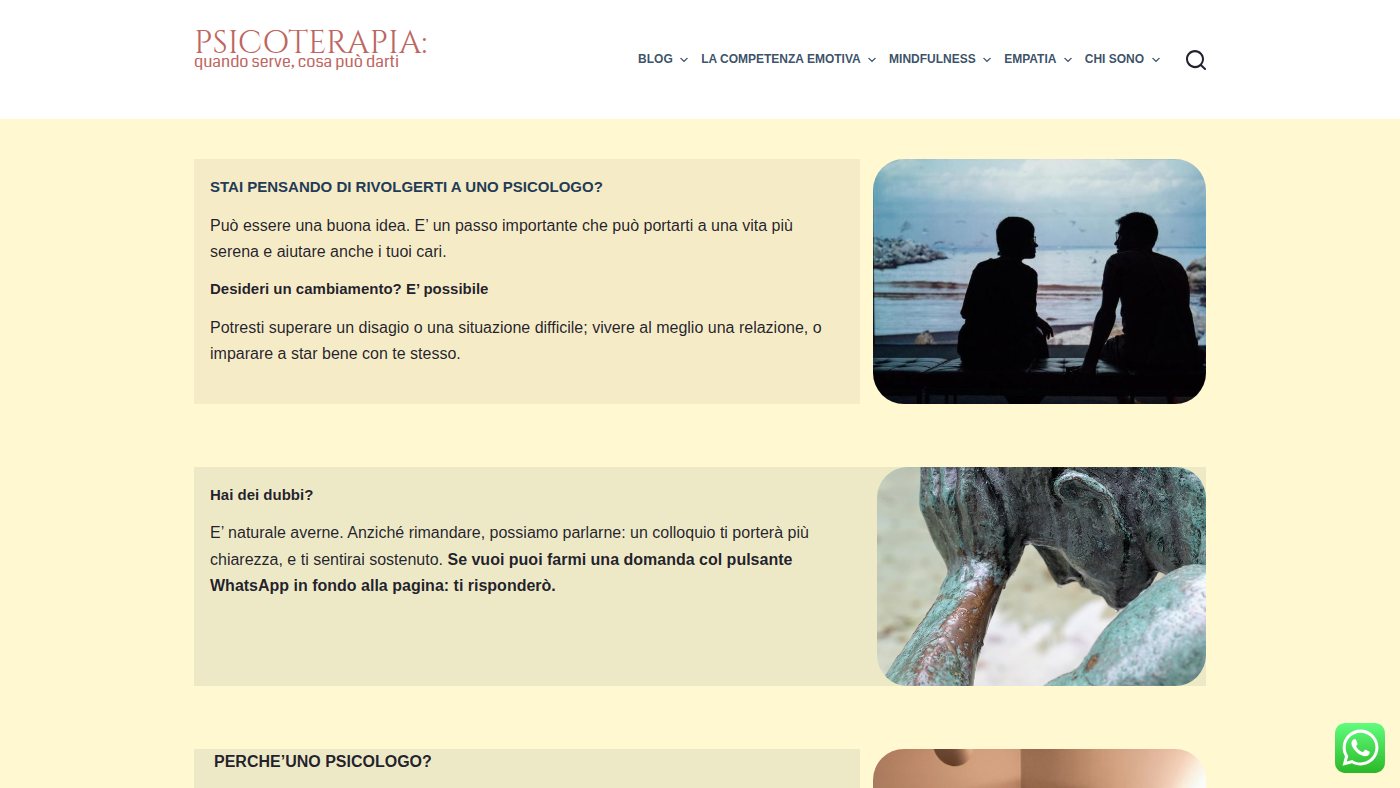 The home page of fiorellapasini.it