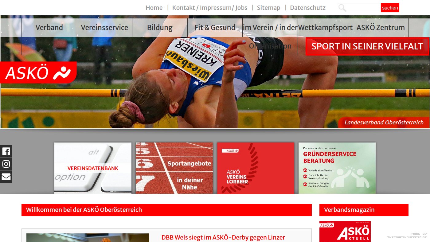 The home page of askoe-ooe.at