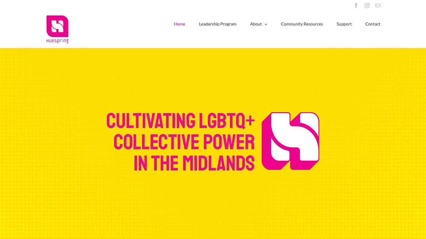 The home page of huespring.org