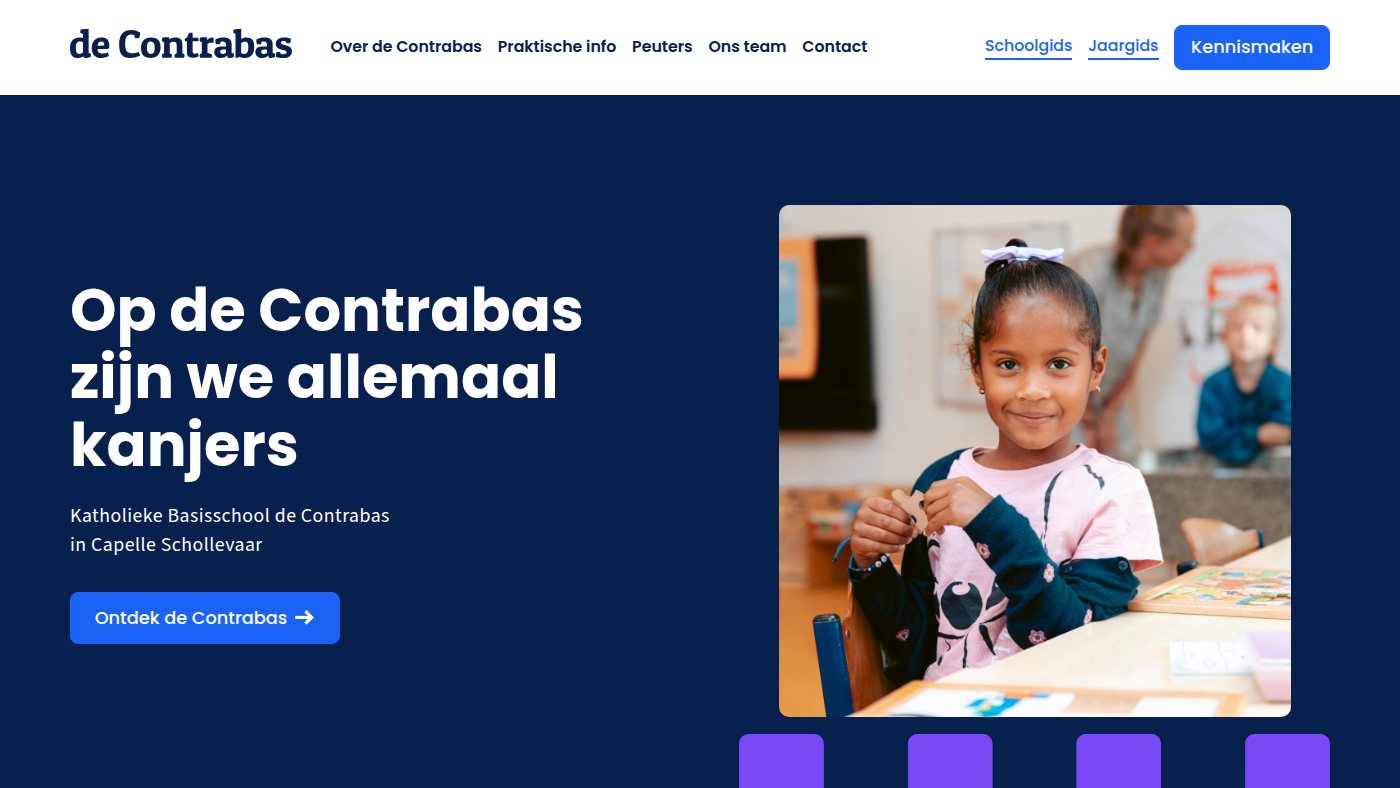 The home page of decontrabas.nl